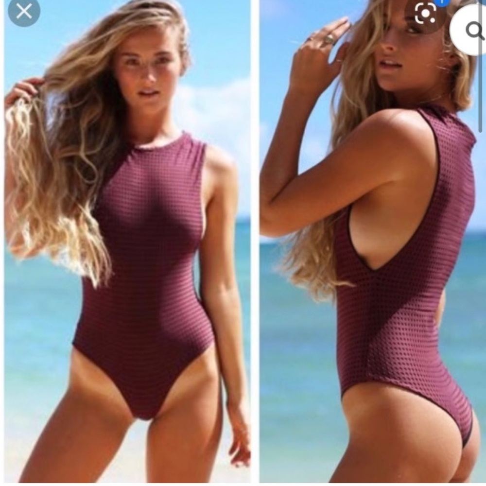 Acacia Swimwear Black One Piece -Small